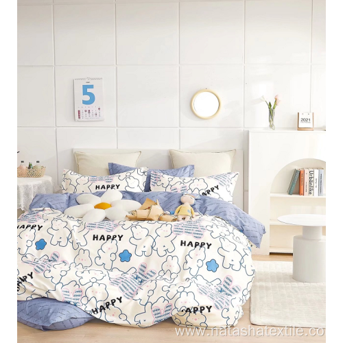 100% organic cotton printing spring bedding sets